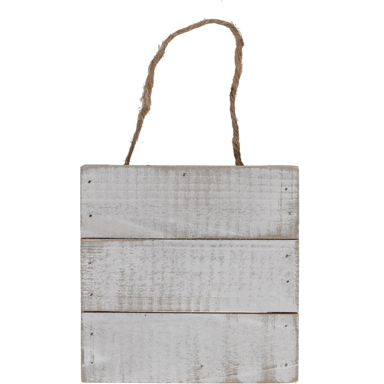 Hampton Art Plank 3D 6" x 6" White, Wood Plaque, Wood Sign Blank, Wood Blanks, Wooden Plaques, Blank Wood Signs for Crafts, Wooden Sign Blank, Wood Planks for Crafts